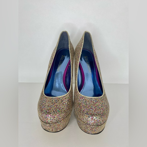 Enzo Angiolini Glitter Multicoloured High Heels Size 7 - Picture 3 of 6